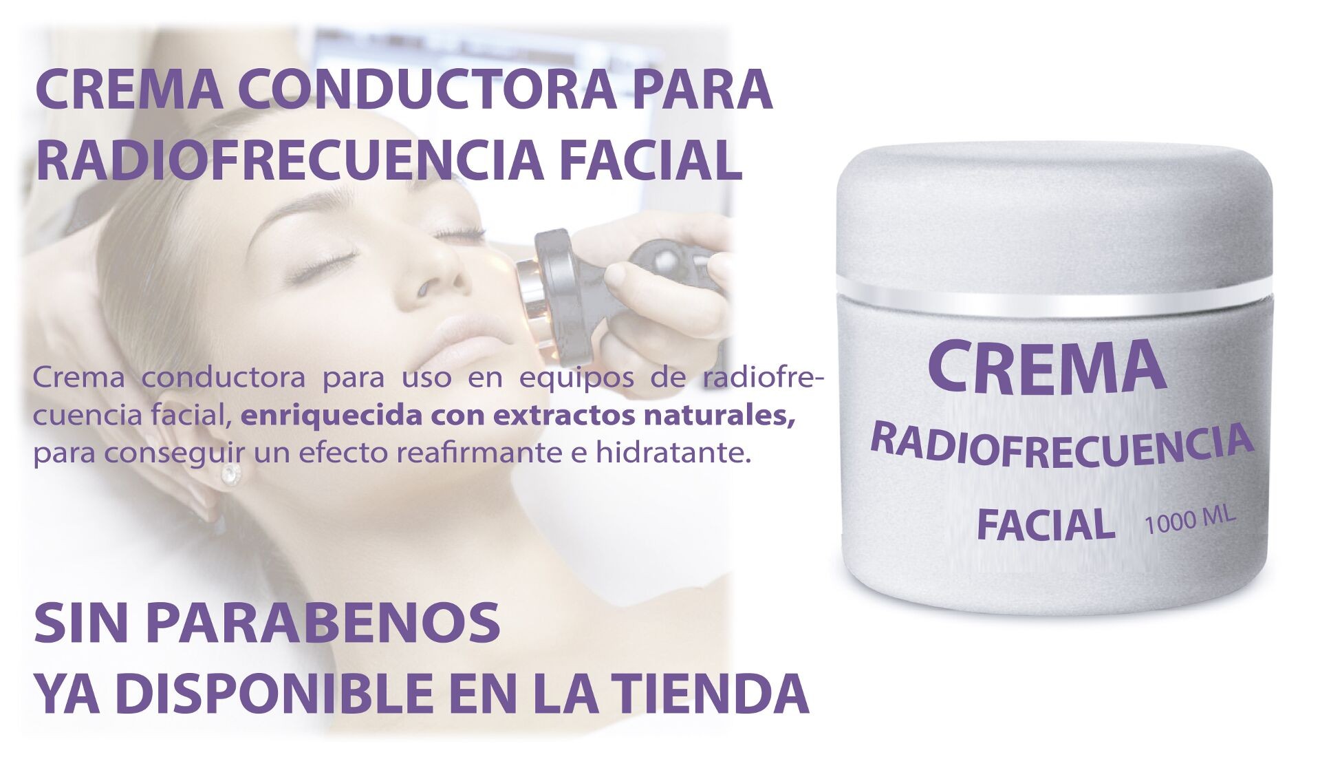 Crema Conductora Radiofrecuencia Facial